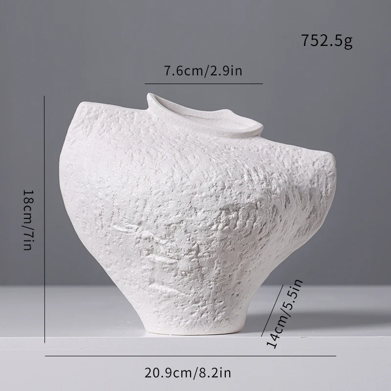 Abstrakte dekorative Keramikvase Brehn