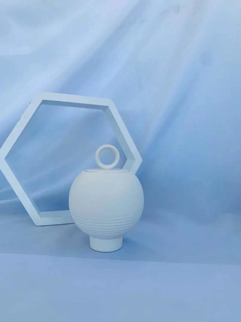 Moderne Skulpturale Dekorative Lampe Brehn