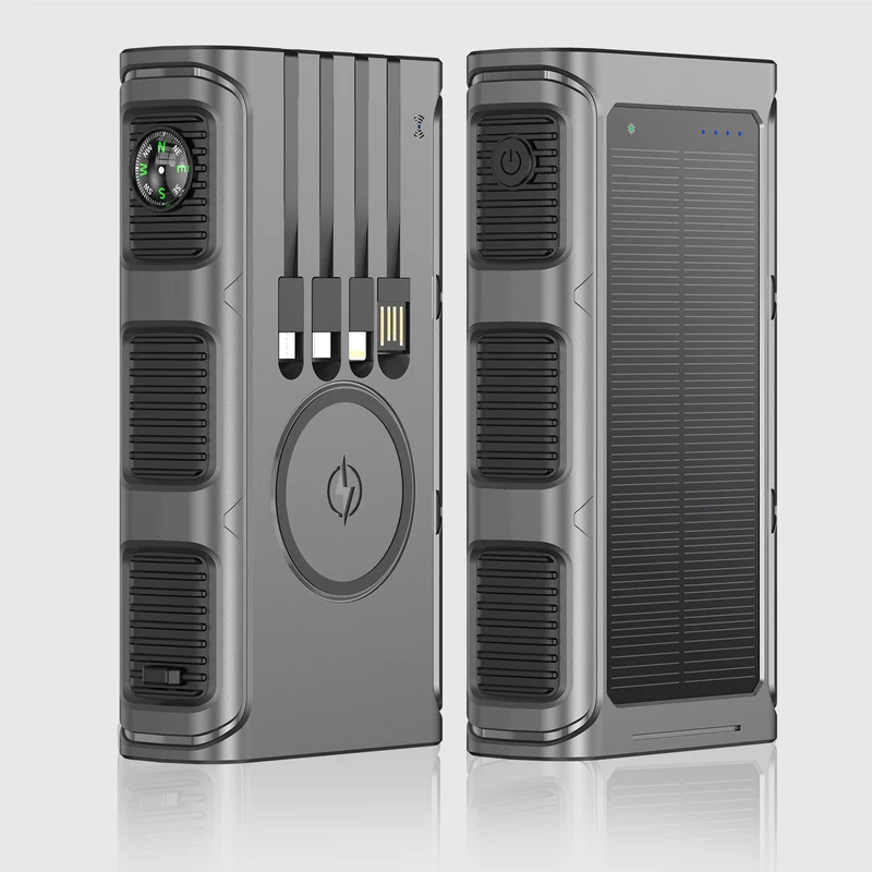 Powerbank mit Solarladefunktion Skanto