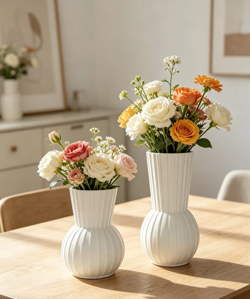 Elegantes Blumenarrangement Vase Brehn