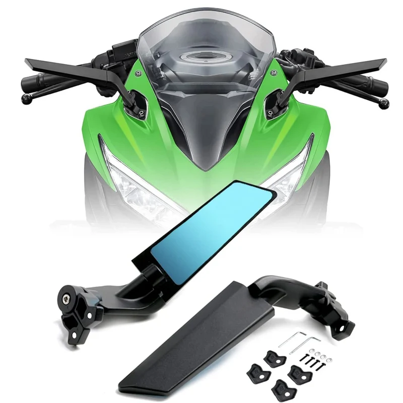 Verstellbare Motorradspiegel mit hochwertigem Befestigungssystem Skanto