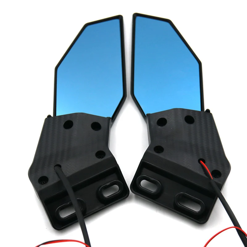 Motorradspiegel-Set mit integriertem LED-Blinker Skanto