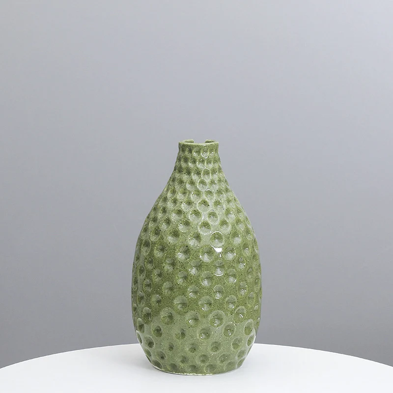 Texturierte Keramische Dekorative Vase Brehn