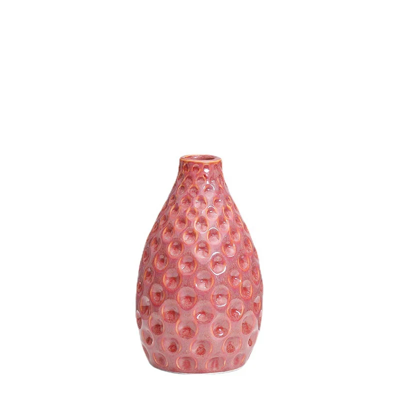 Texturierte Keramische Dekorative Vase Brehn