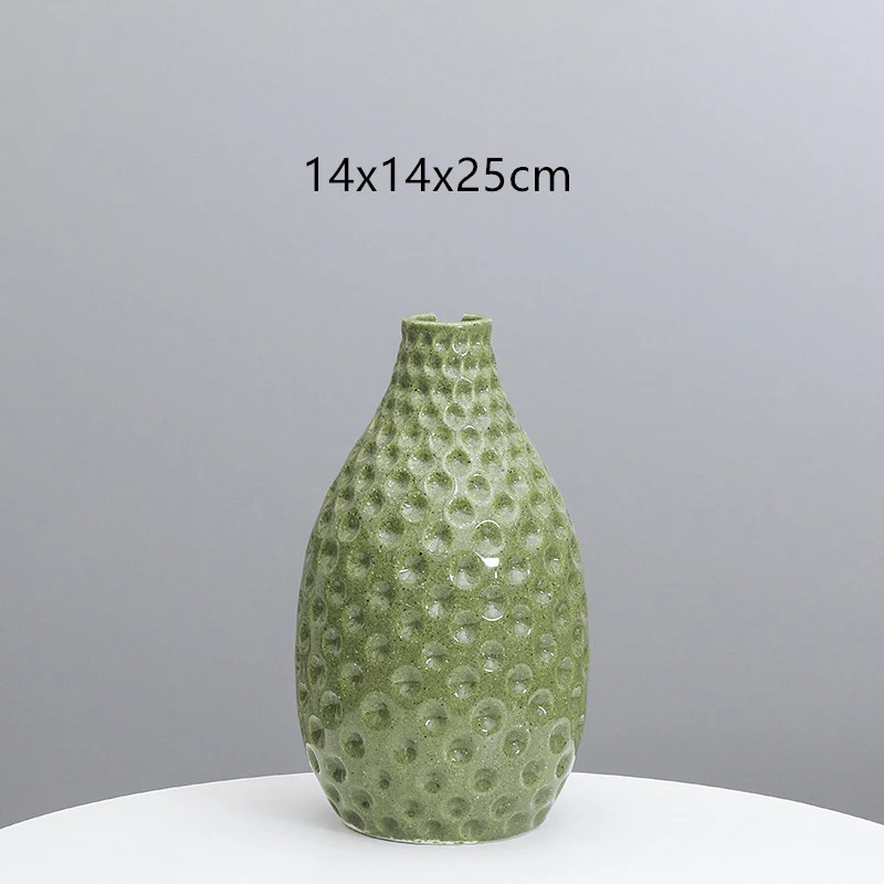 Texturierte Keramische Dekorative Vase Brehn