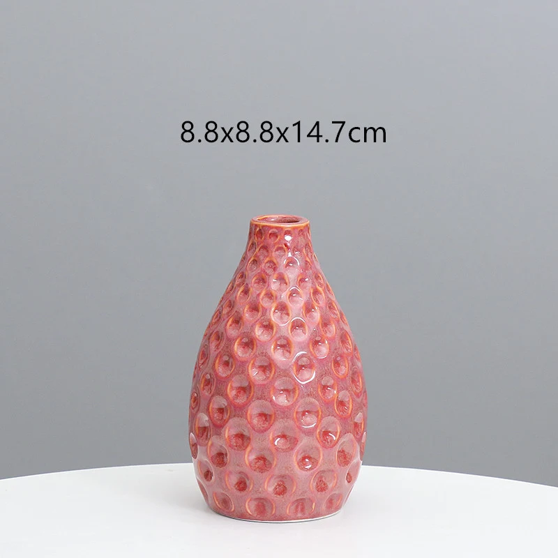 Texturierte Keramische Dekorative Vase Brehn