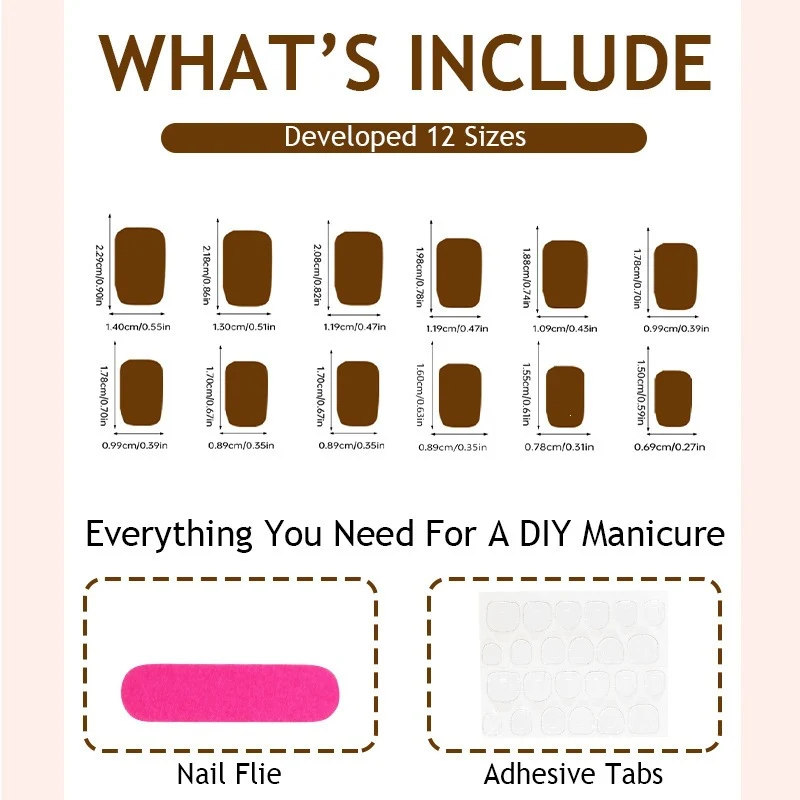 Elegantes Kunstnagelset mit zarten Blumen-Design und Hochglanz-Finish Brehn