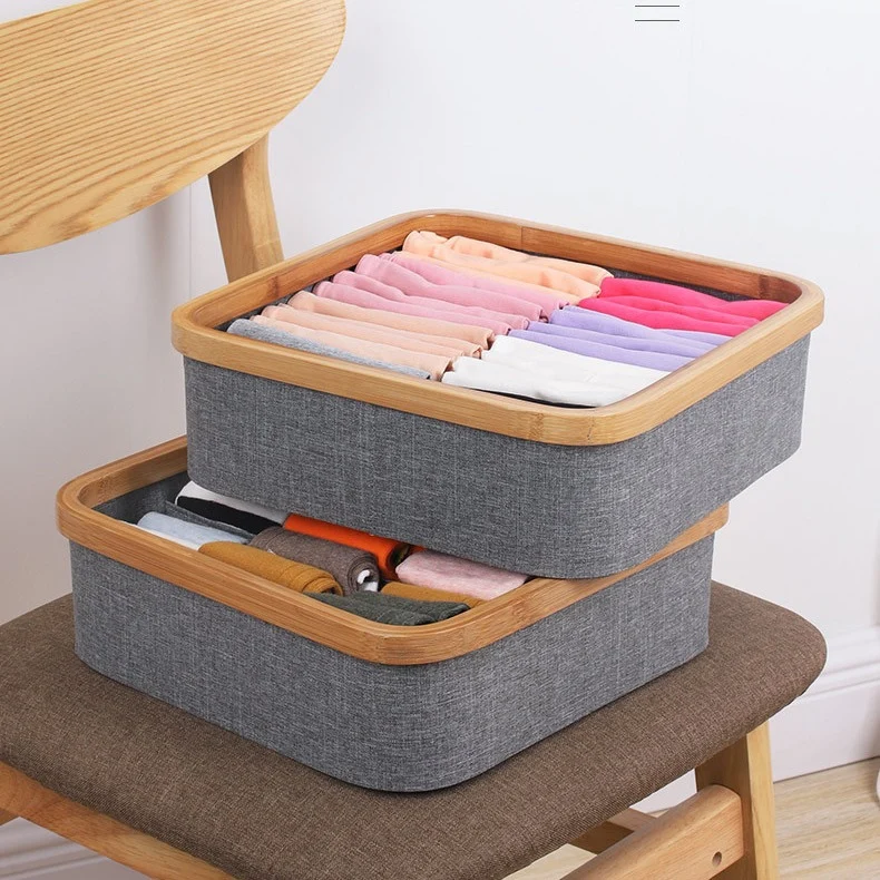 Bambus Aufbewahrungstablett Organizer Karnz