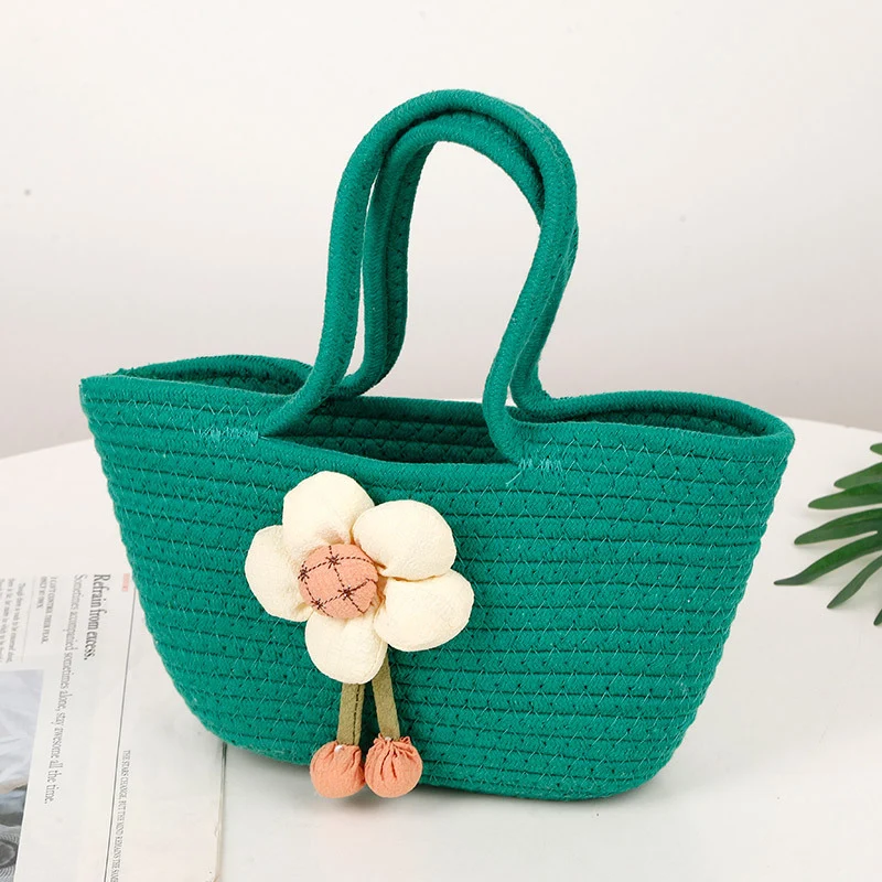 Dekorative Geflochtene Strohtasche Karnz