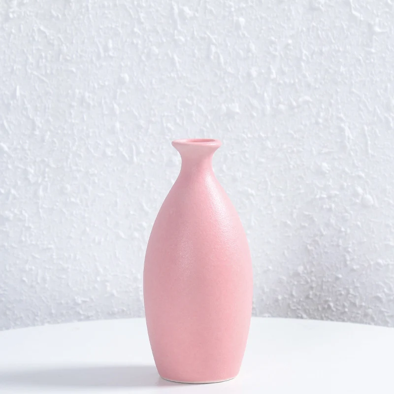 Minimalistischer Texturierter Keramik Blumen Vase Brehn