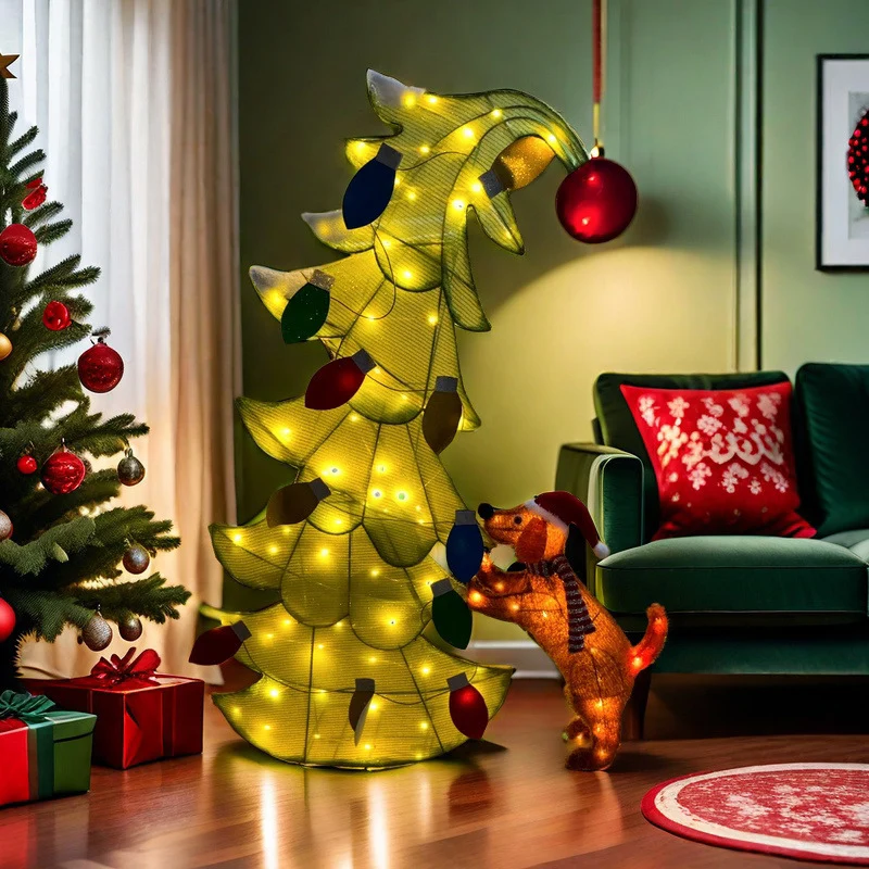 Festliches Dekoratives Weihnachtsbaum Set