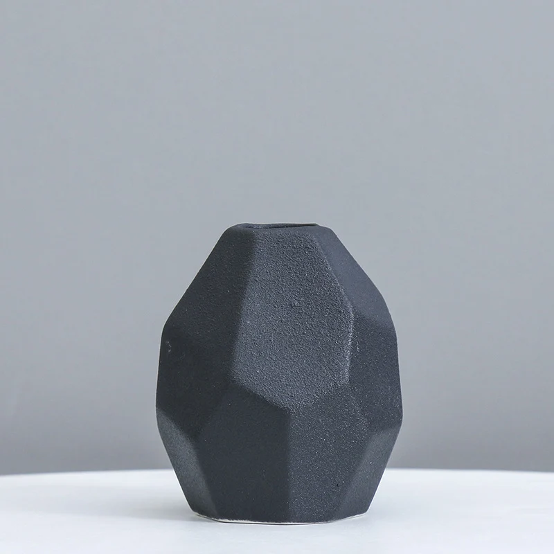 Geometrische dekorative Keramikvase Brehn