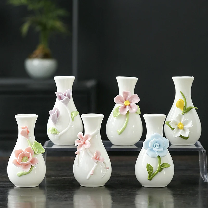 Florale Kunst Keramikvase Brehn