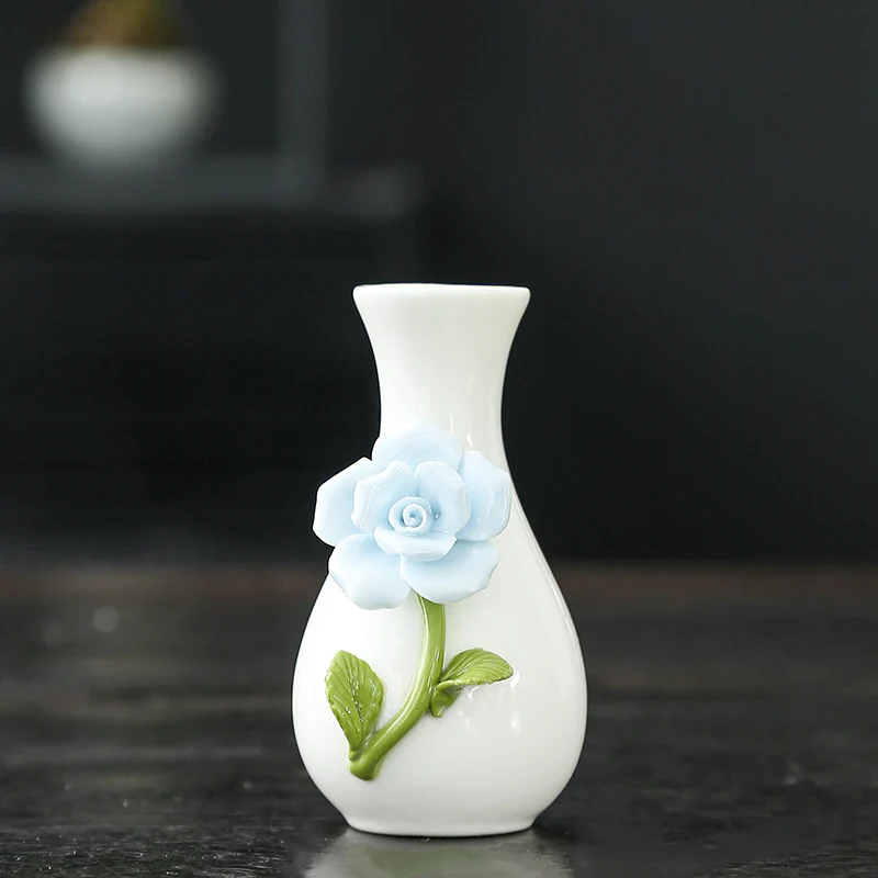 Florale Kunst Keramikvase Brehn