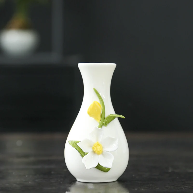 Florale Kunst Keramikvase Brehn