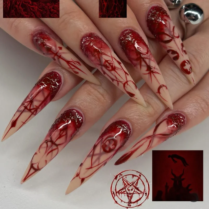 Elegante Kunstnägel mit einzigartigem Design Brehn
