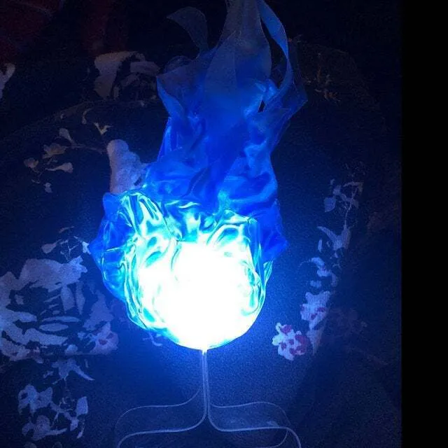 Dekorative LED Flammenskulptur