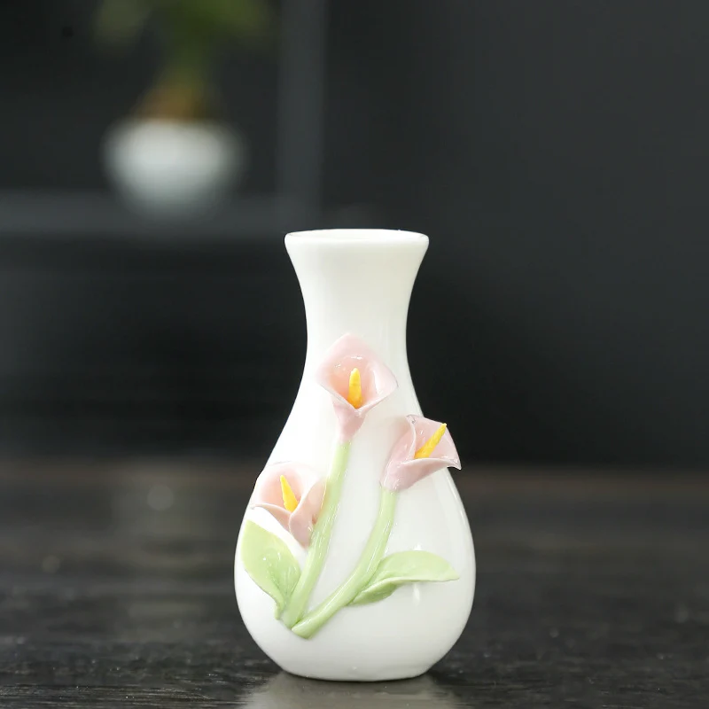 Elegante Florale Keramische Vase Brehn