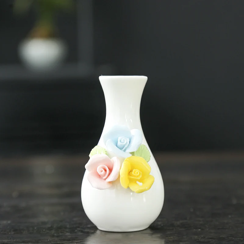Elegante Florale Keramische Vase Brehn