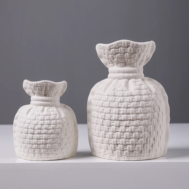 Geflochtene Textur Keramikvase Brehn