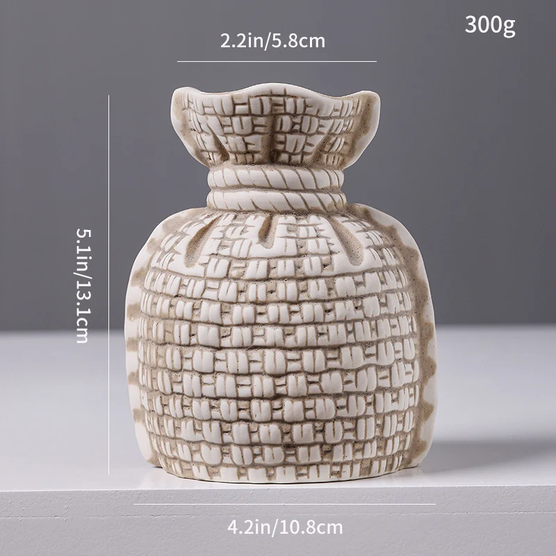Geflochtene Textur Keramikvase Brehn