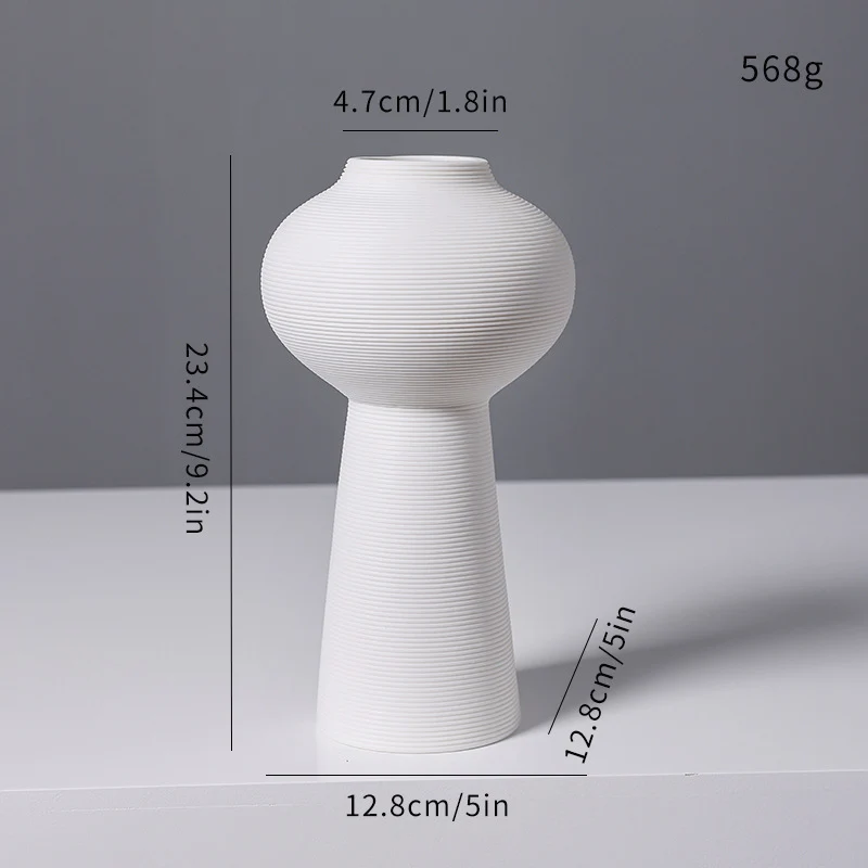 Strukturiert Modern Keramik Vase Brehn 1790368938