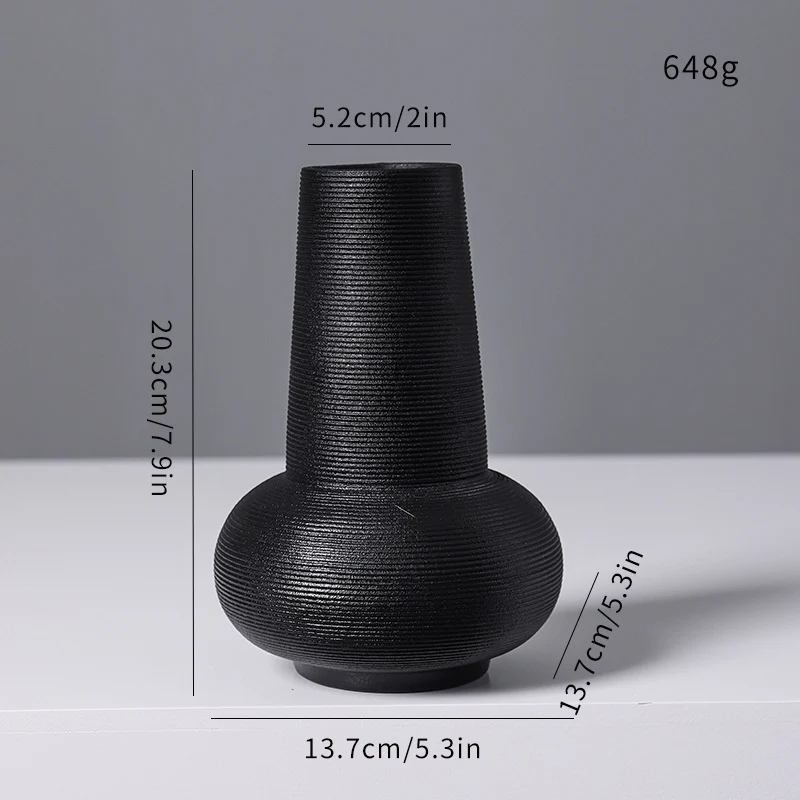 Strukturiert Modern Keramik Vase Brehn 1790368938