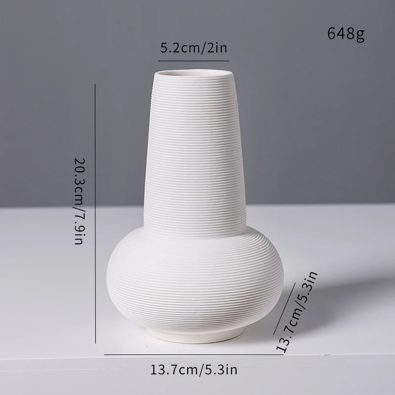 Strukturiert Modern Keramik Vase Brehn 1790368938