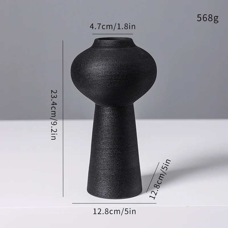 Strukturiert Modern Keramik Vase Brehn 1790368938