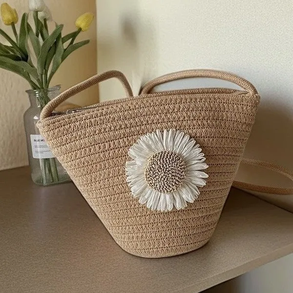 Handtasche mit Blumenmuster Skanto