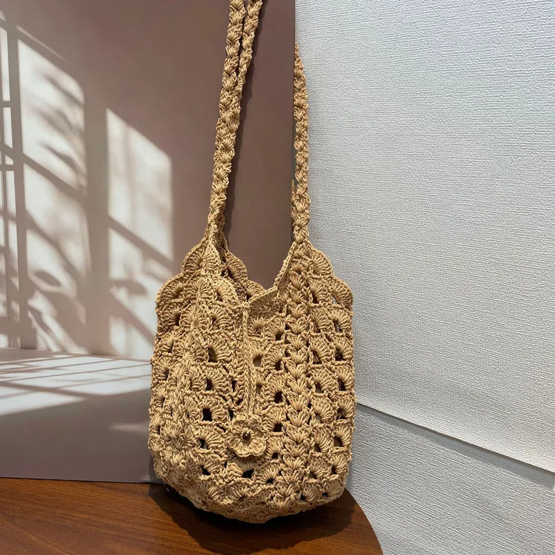 Handgeknüpfte Umhängetasche im modernen Design Skanto