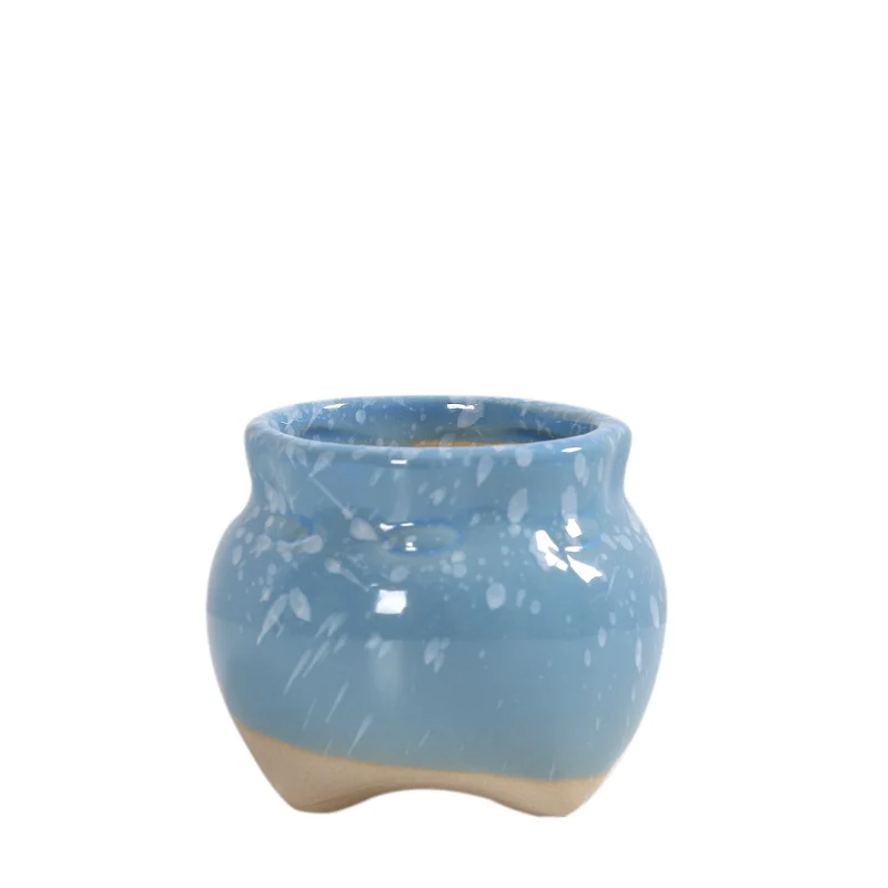 Zeitgenössische Kurvenkeramische Vase Brehn
