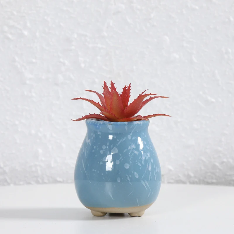 Zeitgenössische Kurvenkeramische Vase Brehn