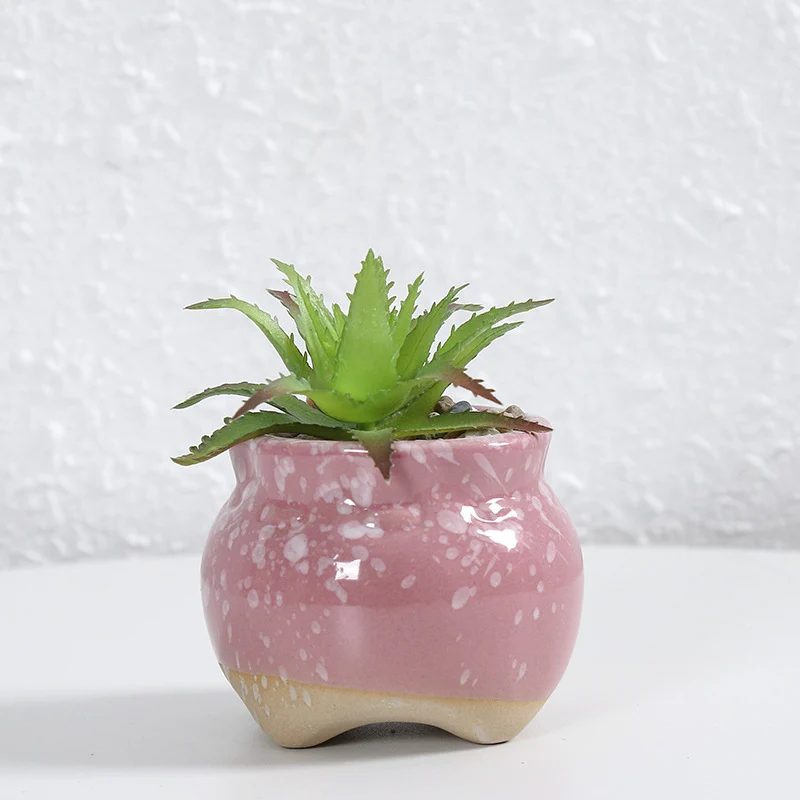 Zeitgenössische Kurvenkeramische Vase Brehn