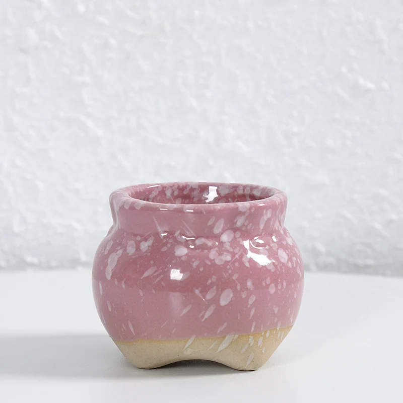 Zeitgenössische Kurvenkeramische Vase Brehn