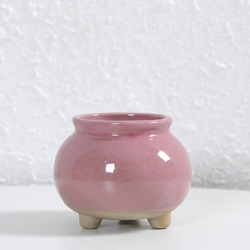 Zeitgenössische Kurvenkeramische Vase Brehn