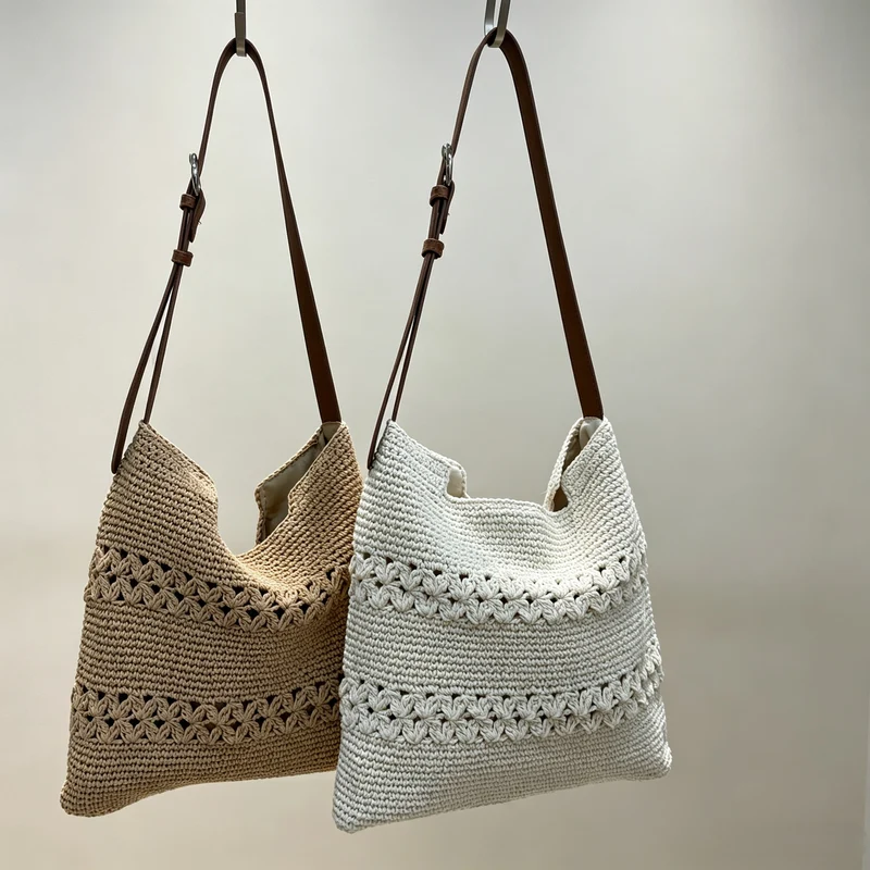 Handgeknüpfte Shopper-Tasche Skanto