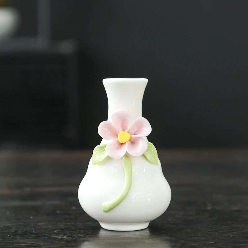 Künstlerische Blumenporzellanvase Brehn