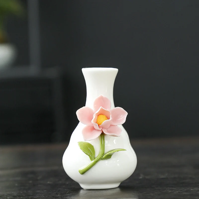 Künstlerische Blumenporzellanvase Brehn