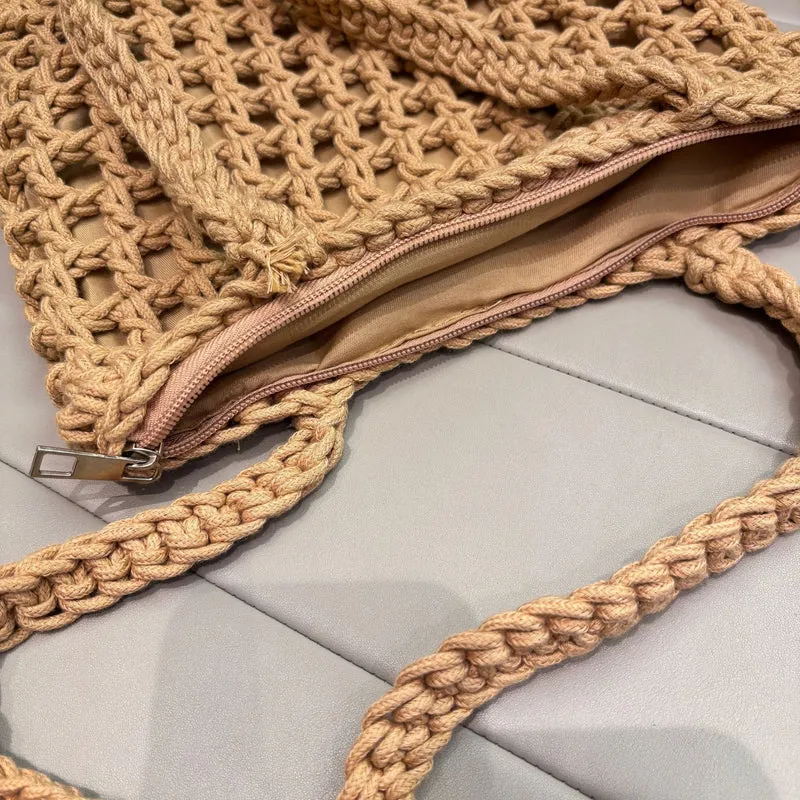 Handgeknüpfte Netztasche Skanto