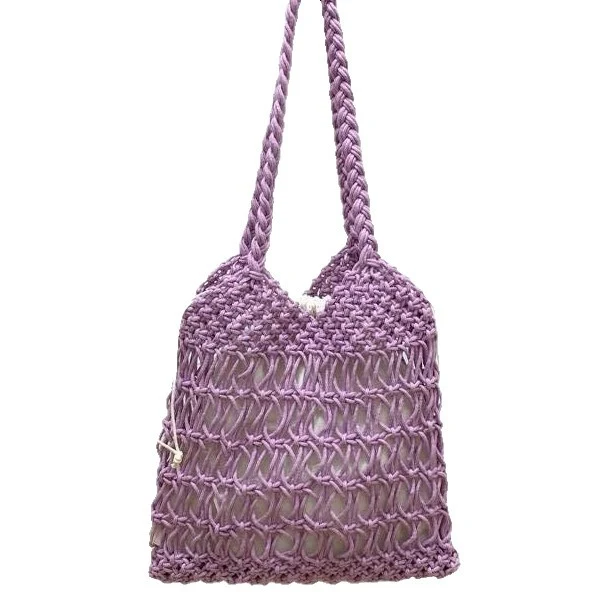 Handgestrickte Tragetasche und Strandtasche Skanto
