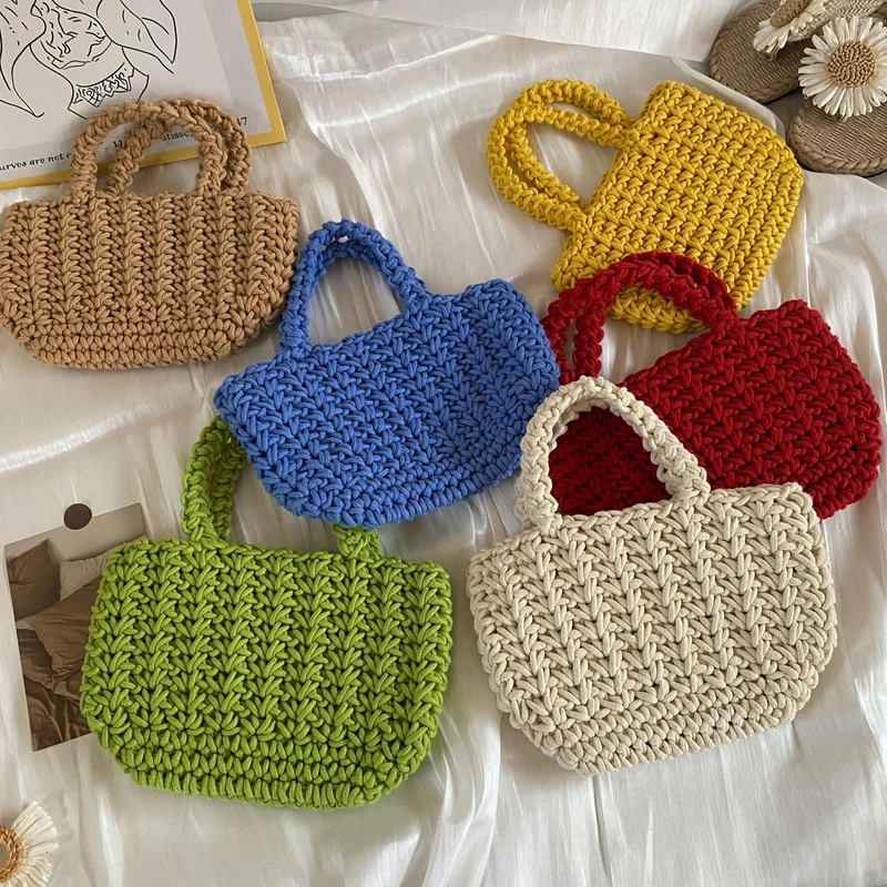 Handgeknüpfte Baumwolltasche Skanto