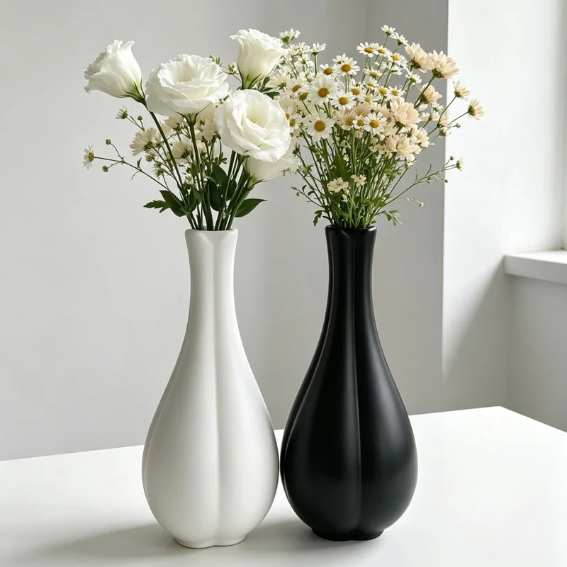 Moderne Minimalistische Dekorative Blumenvase Brehn