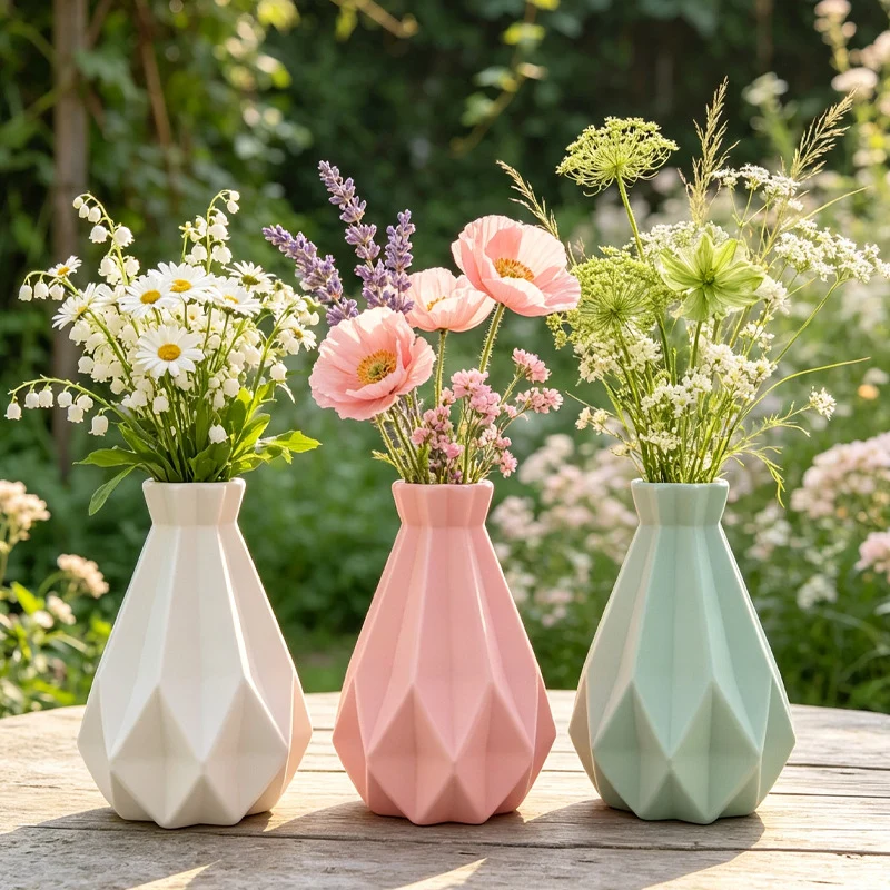 Moderne Winkel Dekorative Vase Brehn