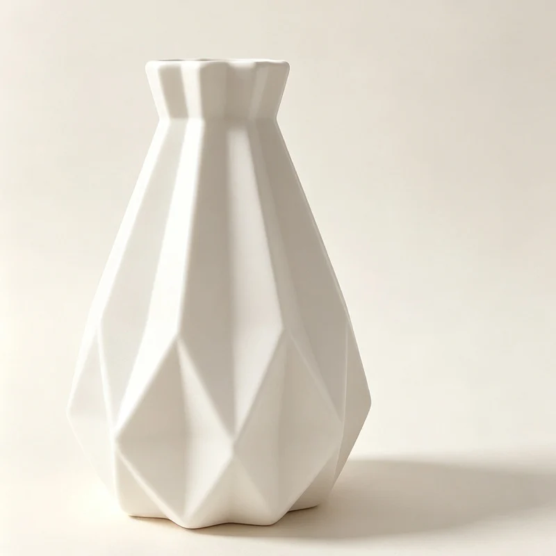 Moderne Winkel Dekorative Vase Brehn