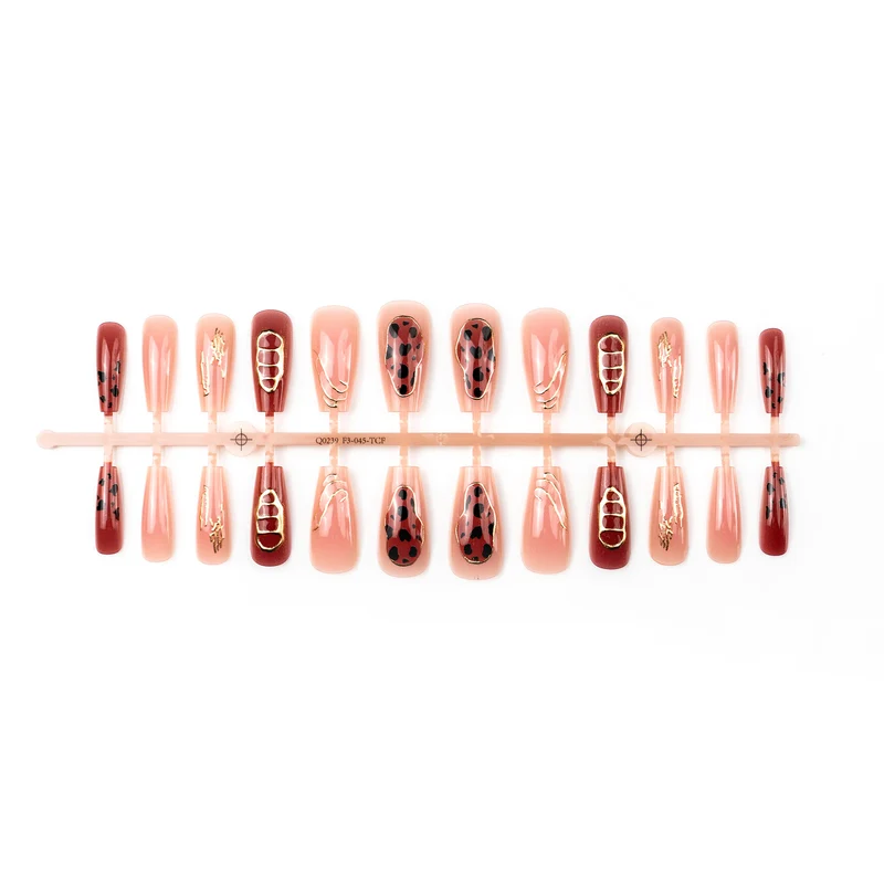 Luxuriöses Künstlerisches Press-On Nagelkunst-Set