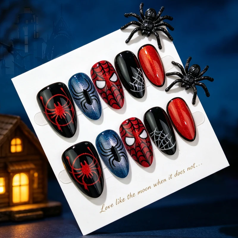 Superhelden-Themen Druck-Nagelkunst Set