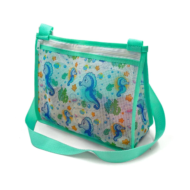 Mesh-Strandtasche mit praktischem Reißverschluss Skanto