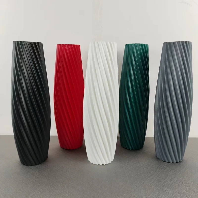 Textured Spiral Decorative Vase Brehn