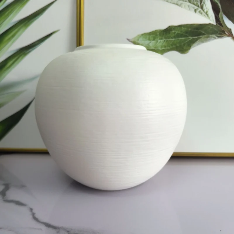 Elegante strukturierte Keramikvase Brehn